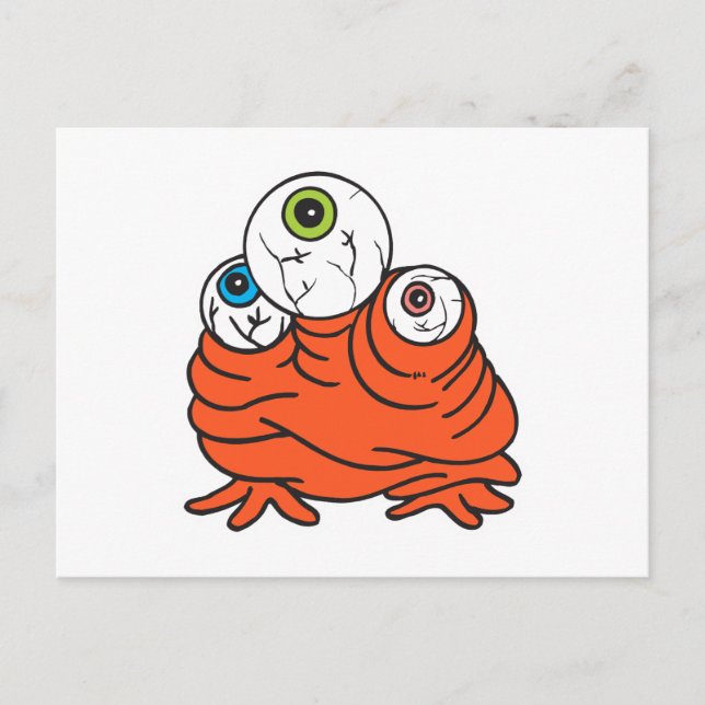 Carte Postale monstre aux trois yeux (Devant)