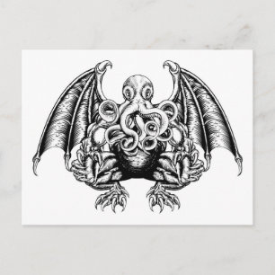 Carte Postale Monstre de Cthulhu