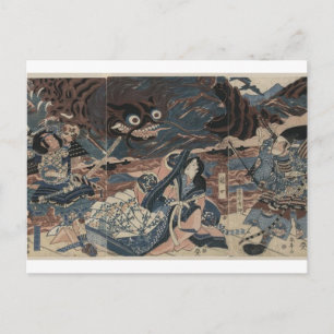 Carte Postale Monstre de la mer du Japon vers 1815