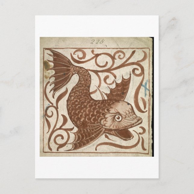 Carte Postale Monstre de mer (avec papier) (Devant)