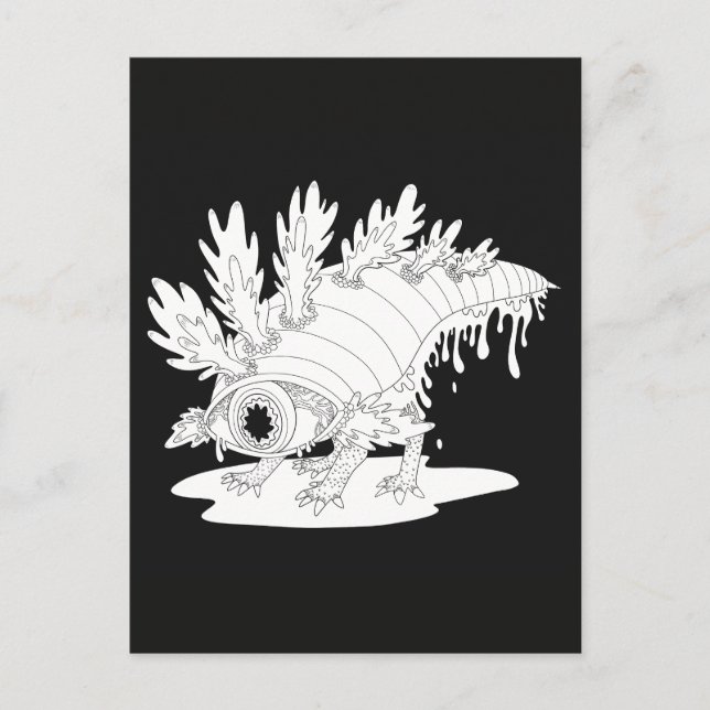 Carte Postale Monstre effrayant (Devant)