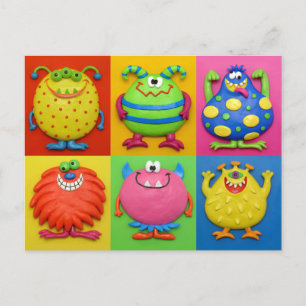Carte Postale Monstres