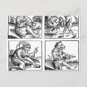 Carte Postale Monstres nés du Deluge