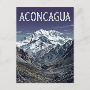 Carte Postale Mont Aconcagua