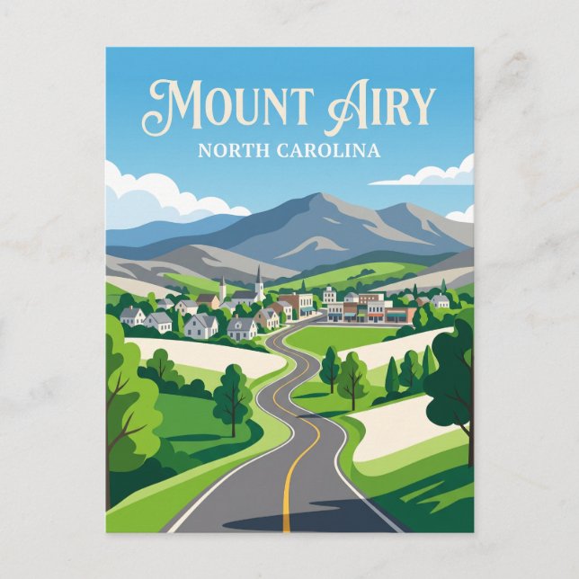 Carte Postale Mont Airy USA (Devant)