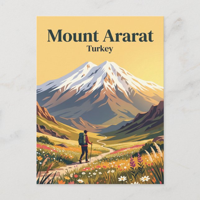 Carte Postale Mont Ararat Turquie (Devant)