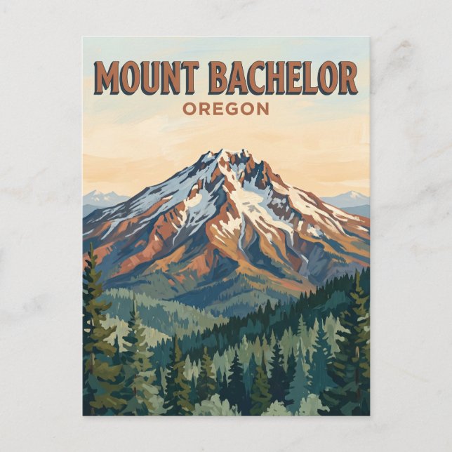 Carte Postale Mont Bachelor Oregon (Devant)
