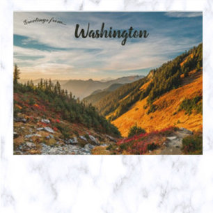 Carte Postale Mont Baker Washington USA