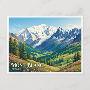 Carte Postale Mont Blanc Chamonix France