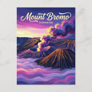Carte Postale Mont Bromo Indonésie