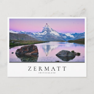Carte Postale Mont Cervin en Zermatt, Suisse