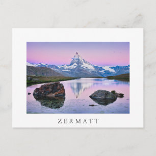 Carte Postale Mont Cervin en Zermatt, Suisse