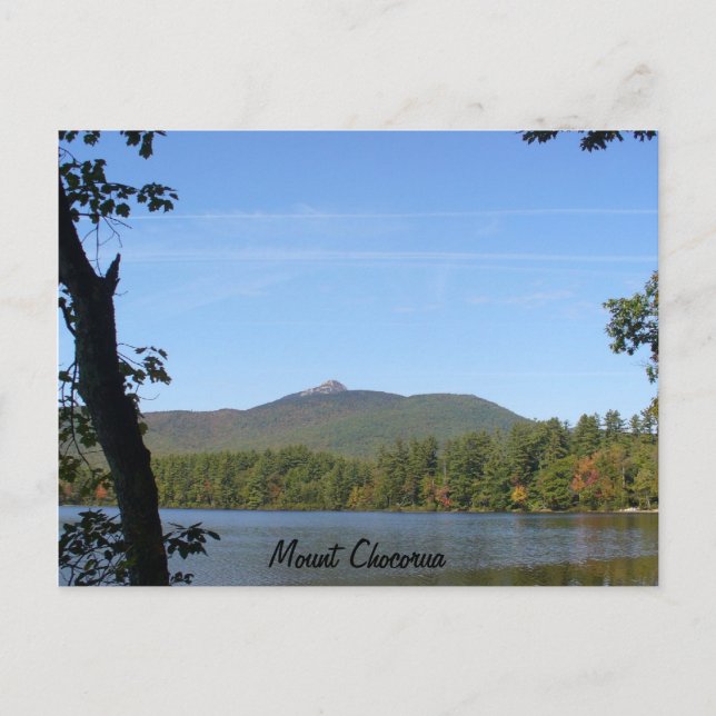 Carte Postale Mont Chocorua & Lac Chocorua, New Hampshire (Devant)