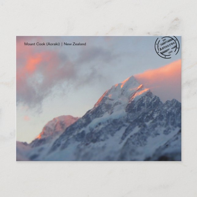 Carte Postale Mont Cook (Aoraki) (Neuseeland) Postkarte (Devant)