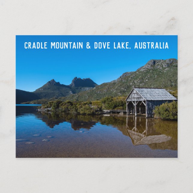 Carte Postale Mont Cradle et lac Dove, Tasmanie, Australie (Devant)