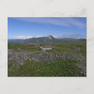 Carte Postale Mont de l'Artillerie 2ème guerre mondiale, île Una