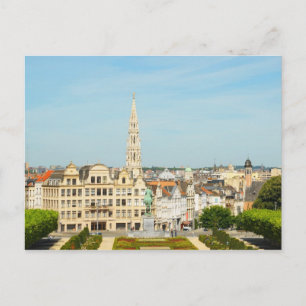 Carte Postale Mont des Arts à Bruxelles, Belgique souvenir de vo