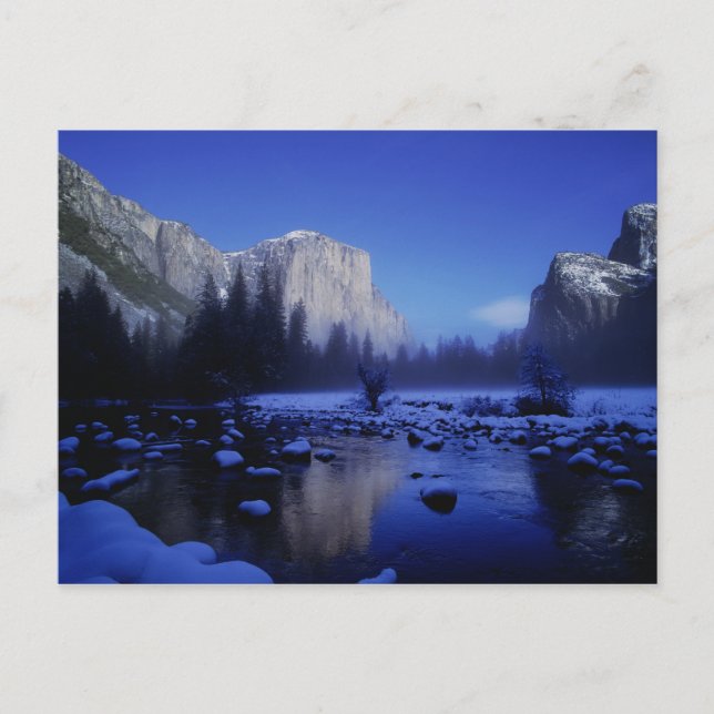 Carte Postale Mont El Capitan, Parc national de Yosemite, (Devant)
