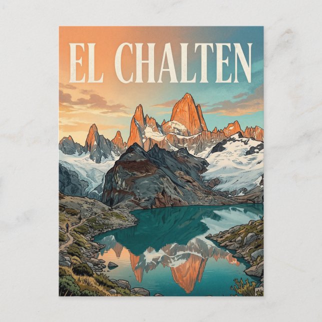 Carte Postale Mont Fitz Roy (Devant)