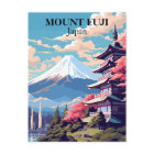 Mont Fuji, illustration de voyage au Japon
