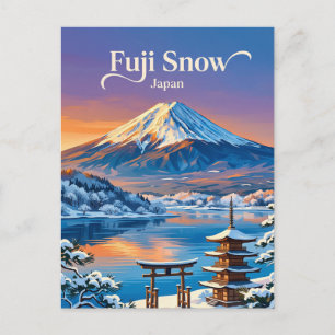 Carte Postale Mont Fuji Japon
