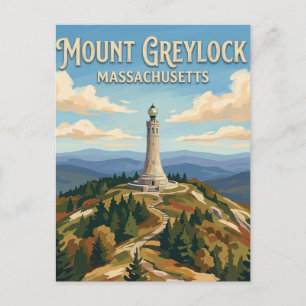 Carte Postale Mont Greylock Adams États-Unis