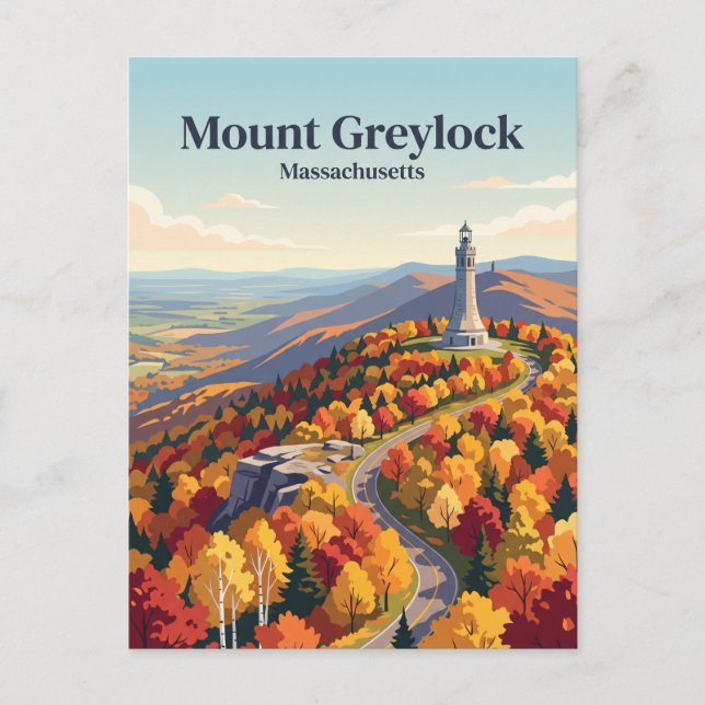 Carte Postale Mont Greylock Massachusetts (Devant)