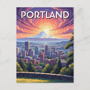 Carte Postale Mont Hood Portland Oregon