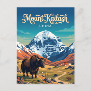 Carte Postale Mont Kailash Chine