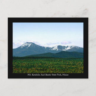 Carte Postale Mont Katahdin Maine