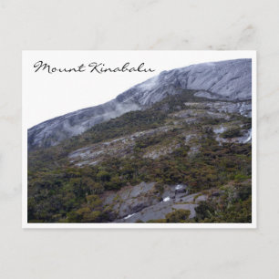 Carte Postale mont kinabalu blanc