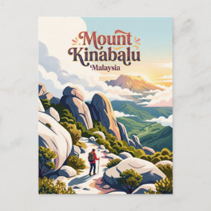 Carte Postale Mont Kinabalu Malaisie