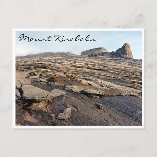 Carte Postale mont kinabalu rocheux (Devant)