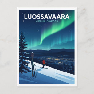 Carte Postale Mont Luossavaara Kiruna Suède