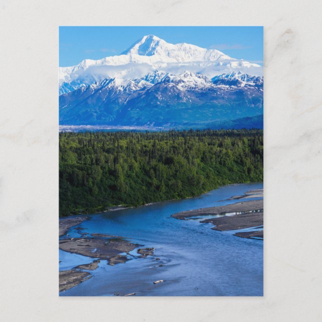 Carte Postale Mont McKinley Alaska (Devant)