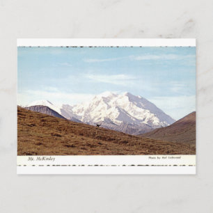 Carte Postale Mont McKinley Alaska Vue Montagneuse Vintage