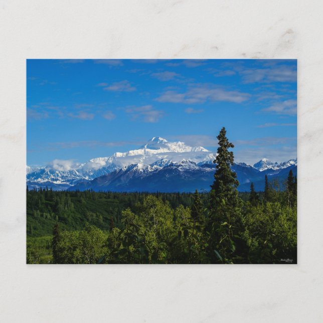 Carte Postale Mont McKinley en Alaska (Devant)