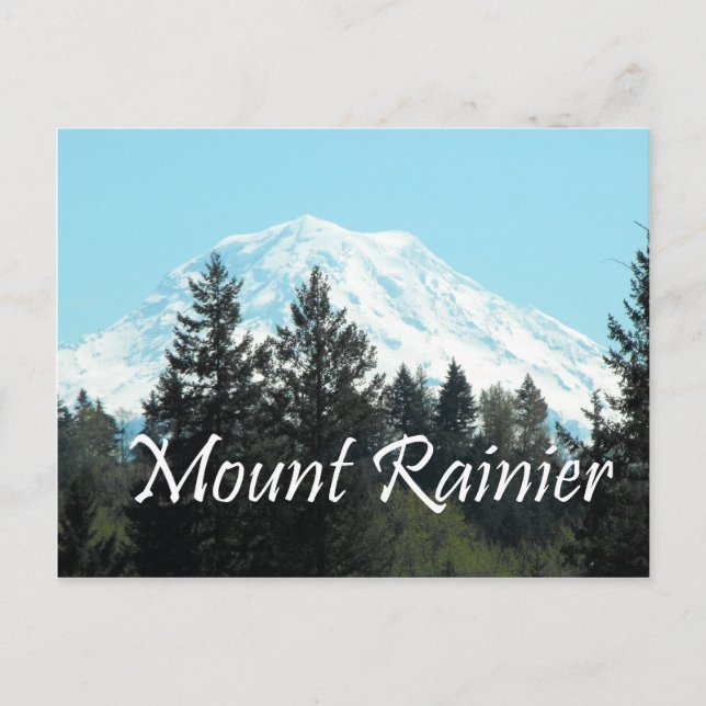 Carte Postale Mont Rainier (Devant)