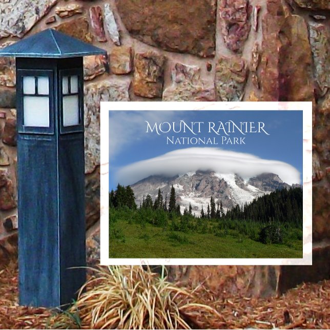 Carte Postale Mont Rainier Encerclé par Cloud, Mont Rainier NP (Créateur téléchargé)