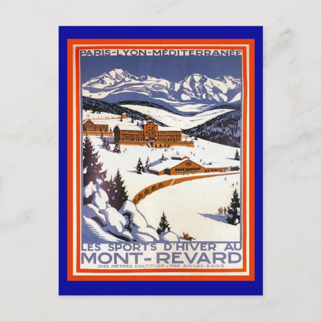 Carte Postale Mont Revard (Devant)