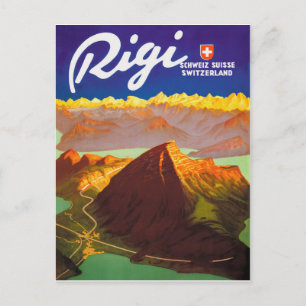 Carte Postale Mont Rigi, Suisse
