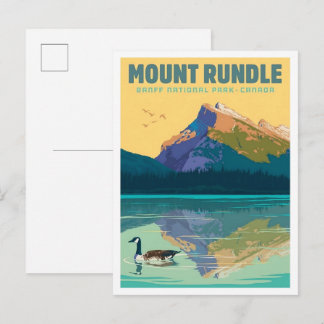 Carte Postale Mont Rudle Parc national de Banff Canada Voyage
