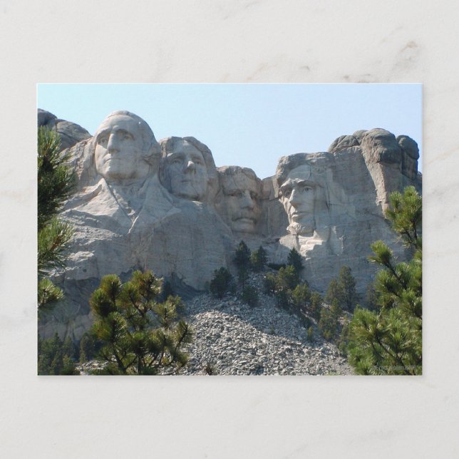 Carte Postale Mont Rushmore (Devant)