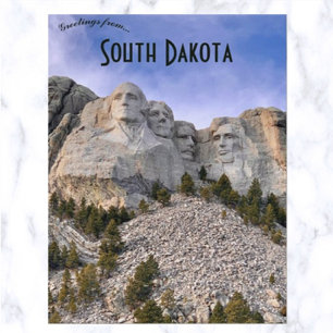 Carte Postale Mont Rushmore Dakota du Sud USA