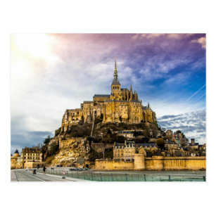 Cartes Postales Mont St Michel Originales Zazzle Fr