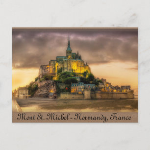 Carte Postale Mont Saint Michel, Normandie, France