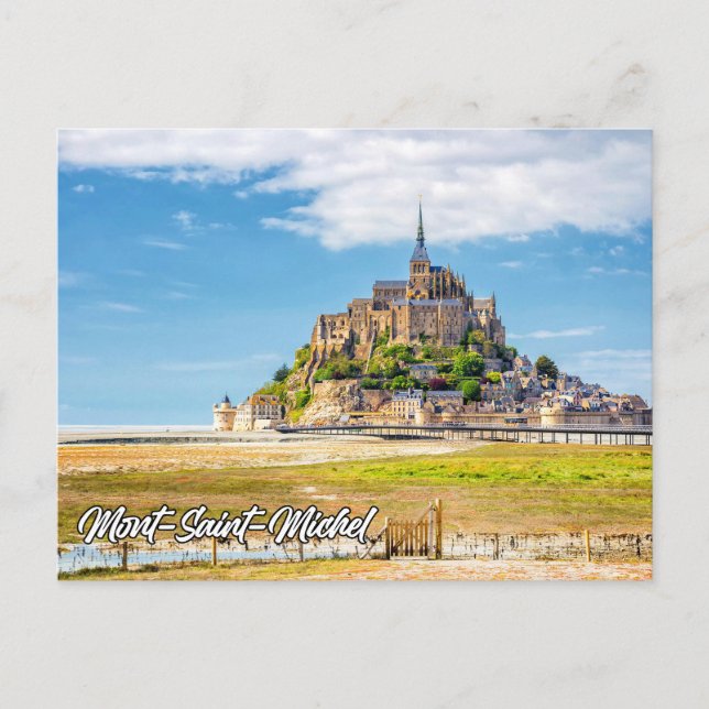 Carte Postale Mont-Saint-Michel, Normandie, France (Devant)