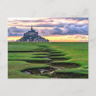 Carte Postale Mont-Saint-Michel, Normandie, France
