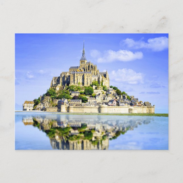 Carte Postale Mont-Saint-Michel, Normandie, France (Devant)