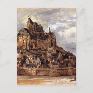 Carte Postale Mont Saint-Michel par Theodore Rousseau